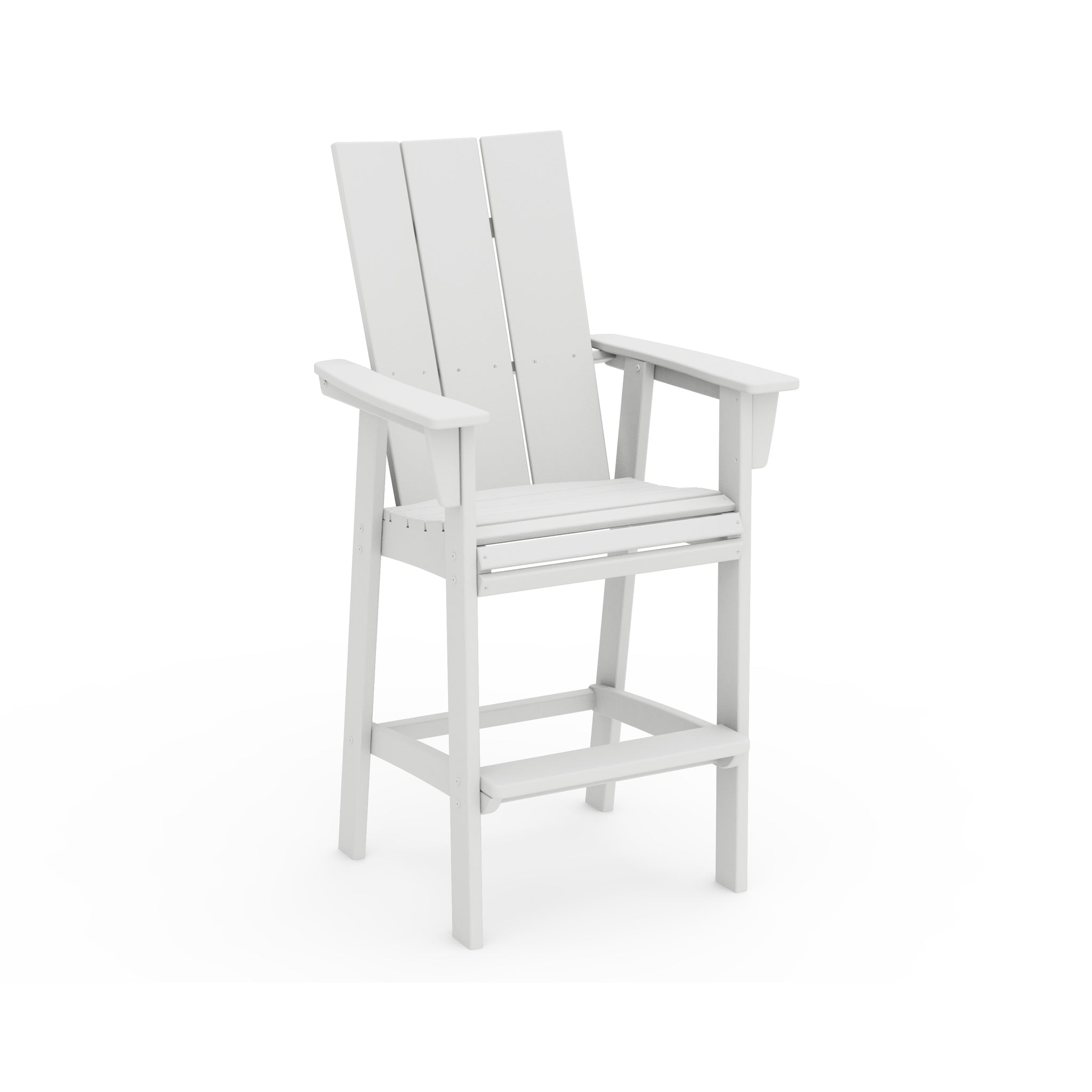 Modern Curveback Adirondack Bar Arm Chair 16