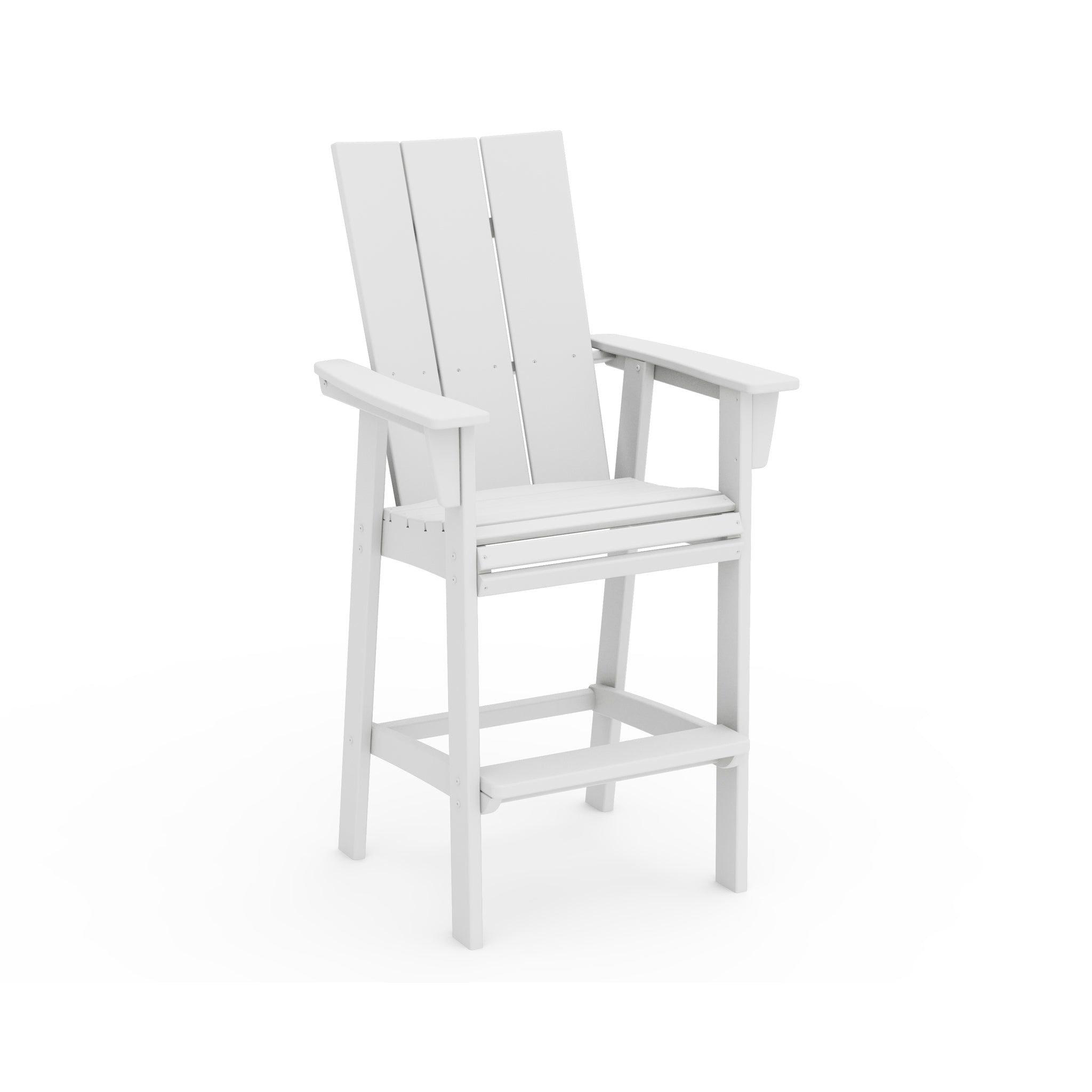 Modern Curveback Adirondack Bar Arm Chair 6