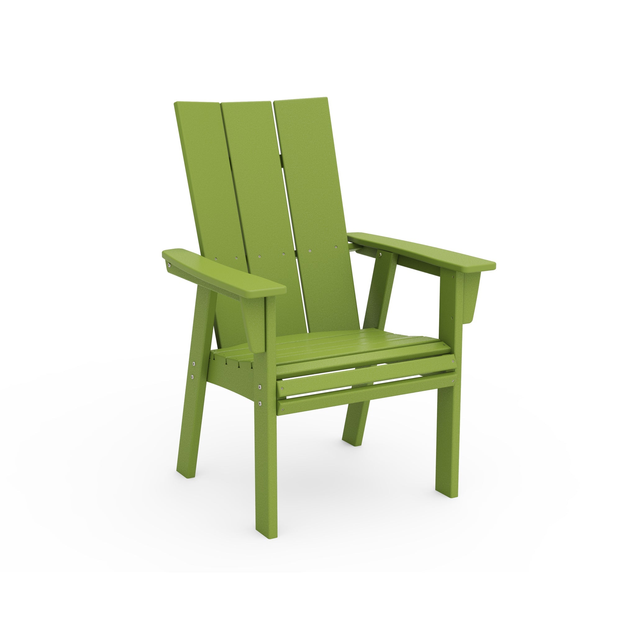 Modern Curveback Adirondack Dining Arm Chair 9