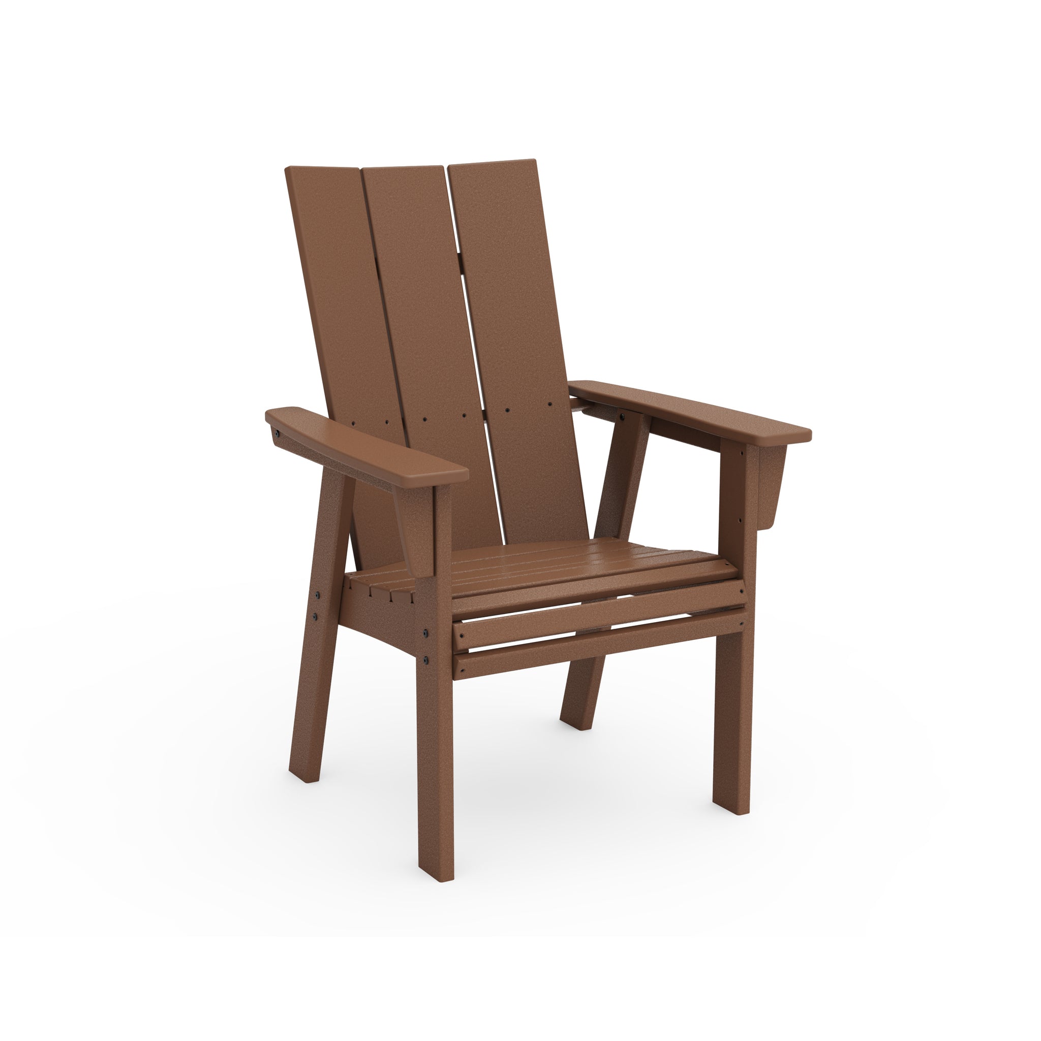 Modern Curveback Adirondack Dining Arm Chair 4