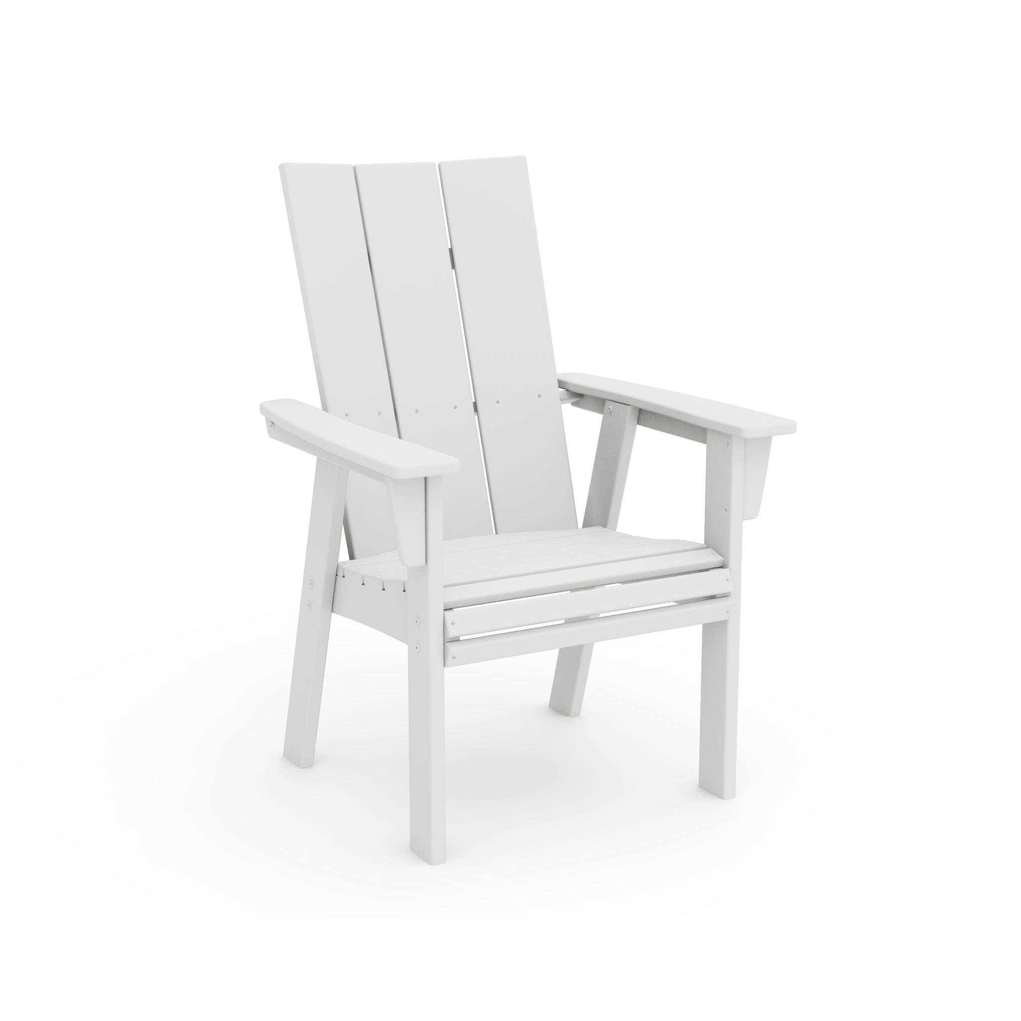 Modern Curveback Adirondack Dining Arm Chair 6