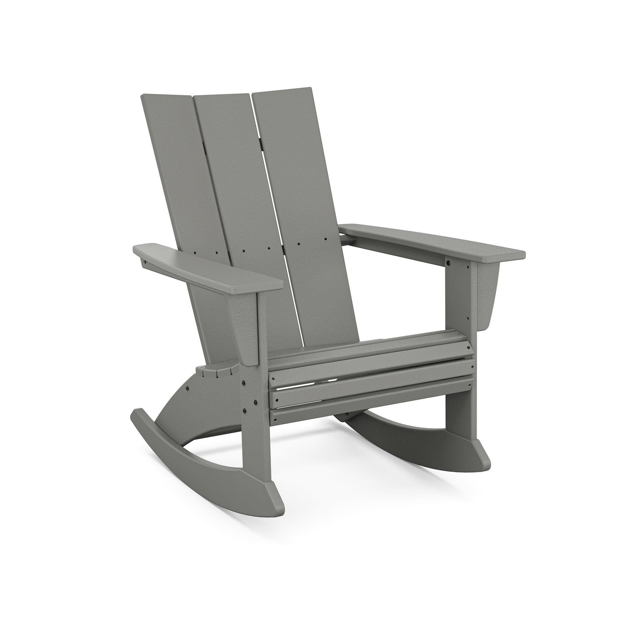 Modern Curveback Adirondack Rocking Chair 1
