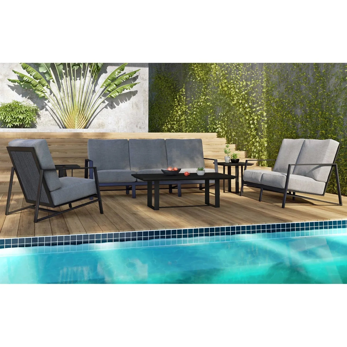 Moderna 20" Square Side Table 1