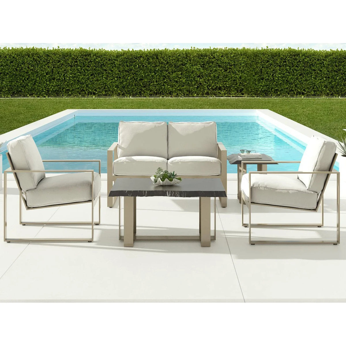 Moderna 32" x 48" Rectangular Coffee Table 1