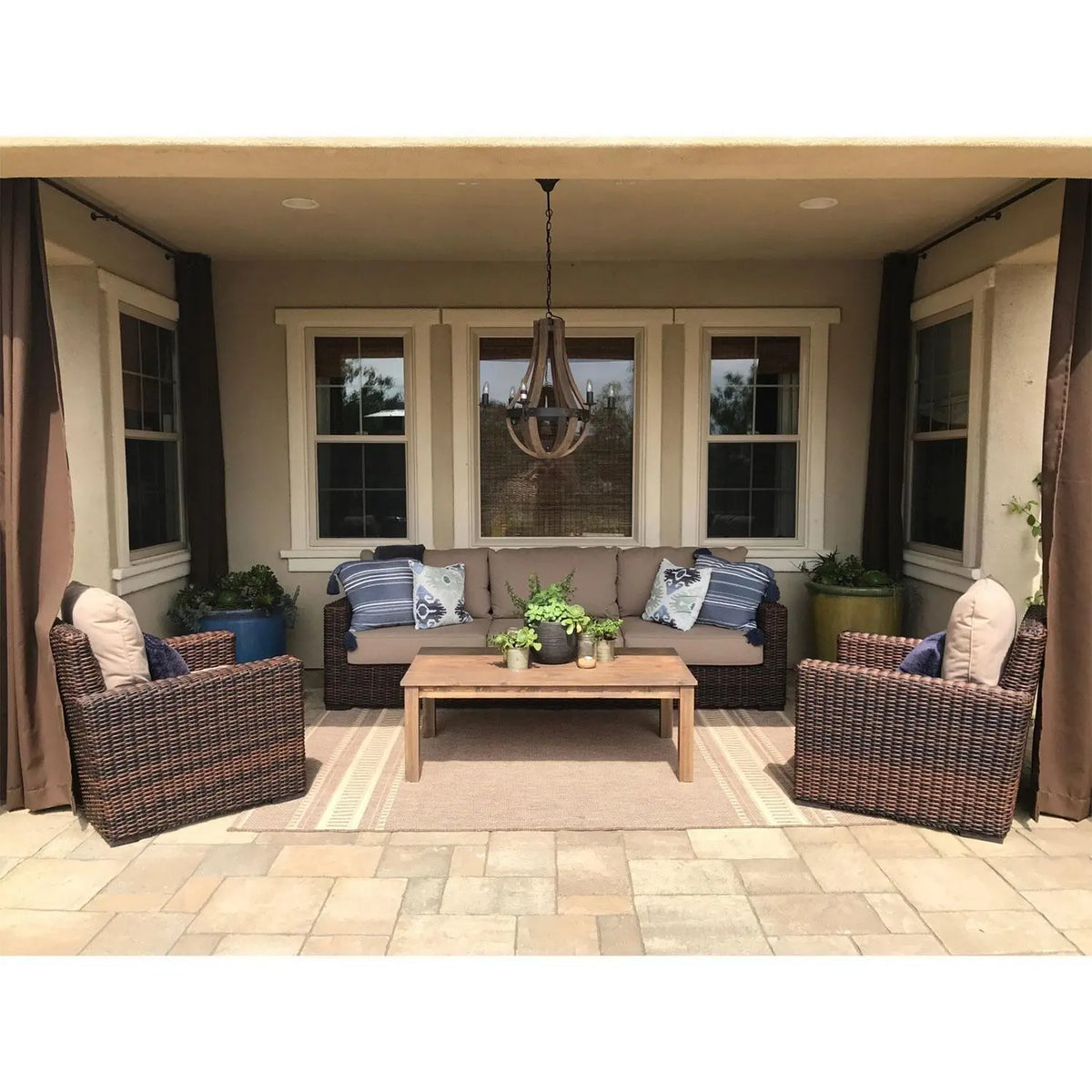 Montecito Wicker Club Chair SW2501-21 by Sunset West 4