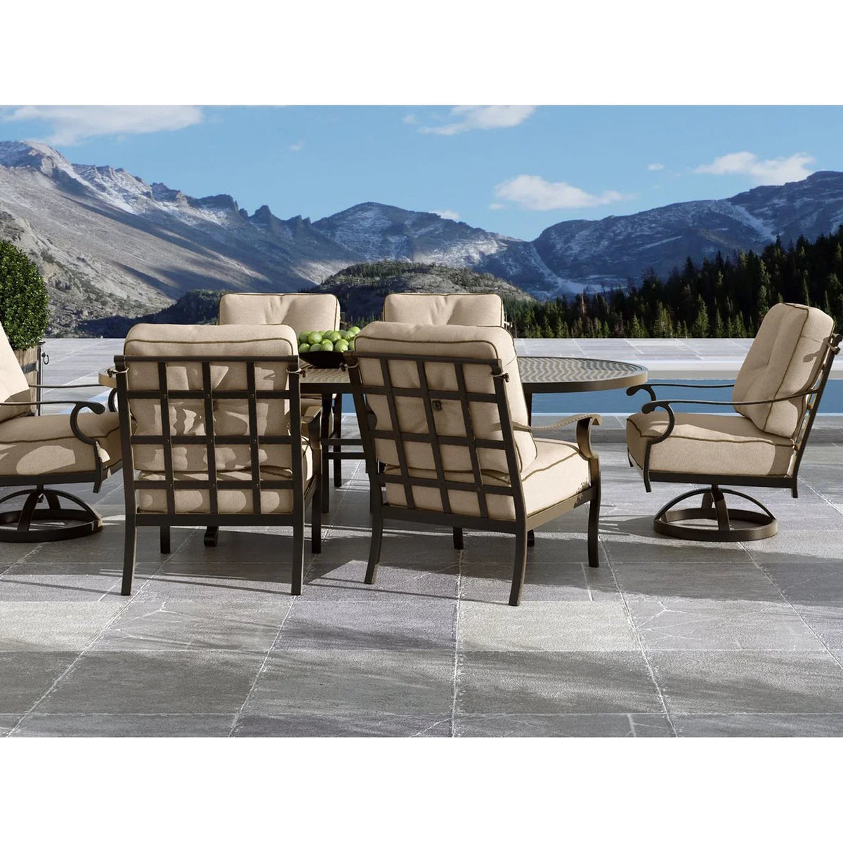 Monterey Cushioned Dining Arm Chair 1