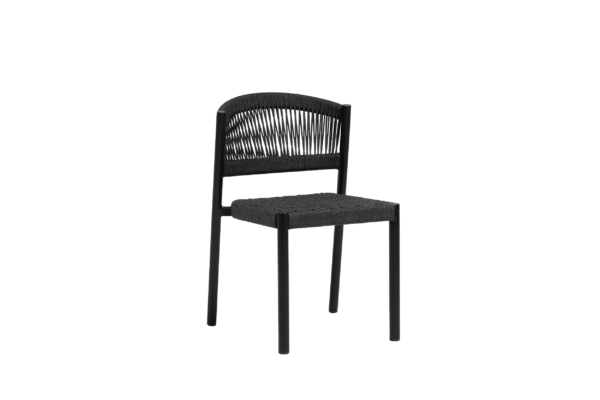 Naples Dining Side Chair - Charcoal/Diva Night