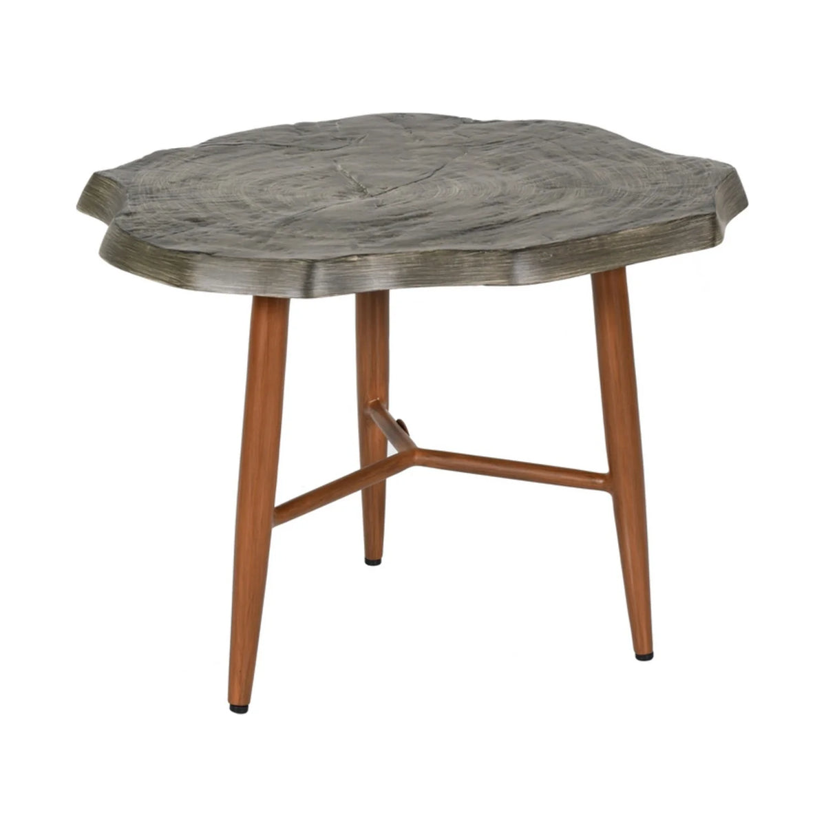Natures Wood 27" Round Side Table 1