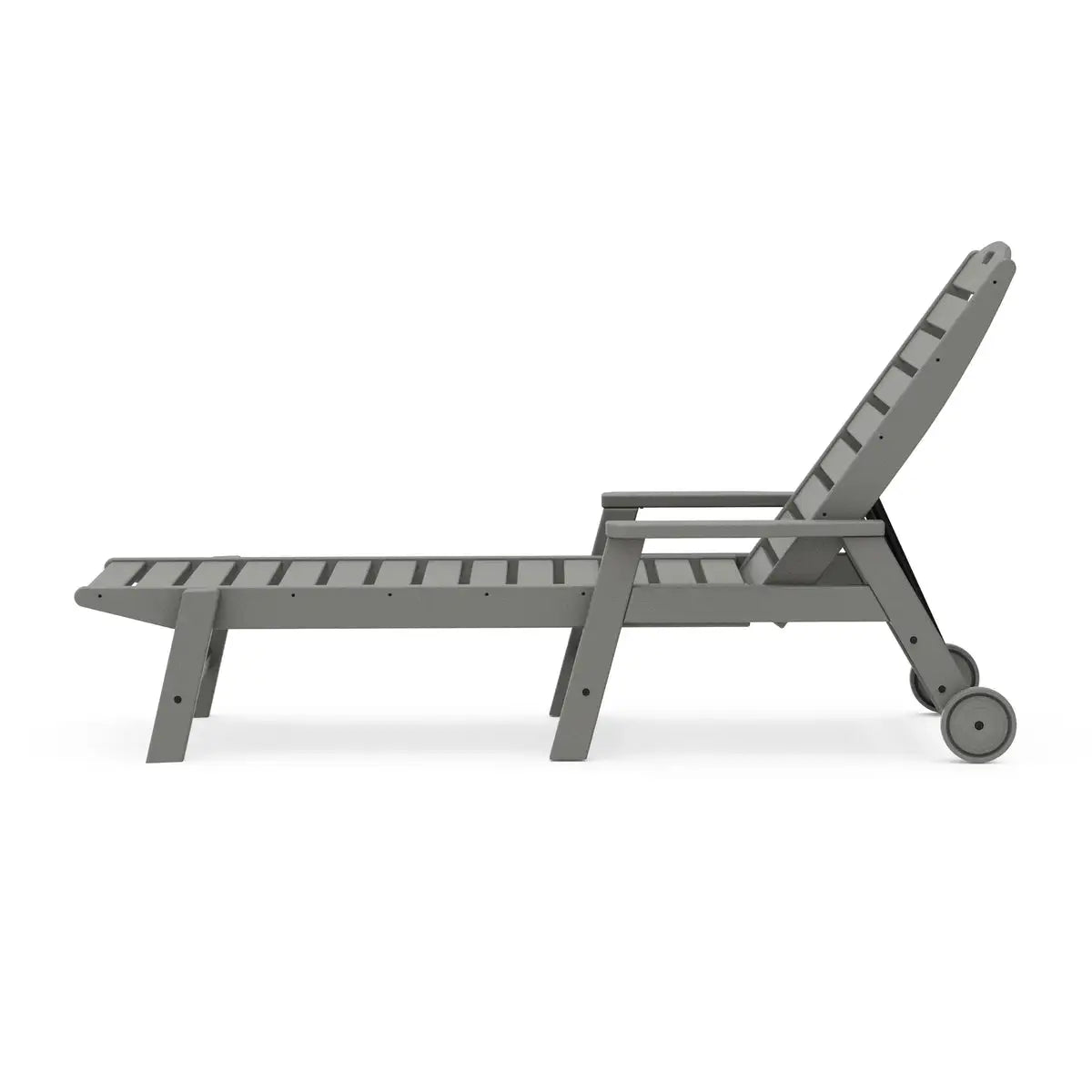 Nautical Chaise with Arms and Wheels 16