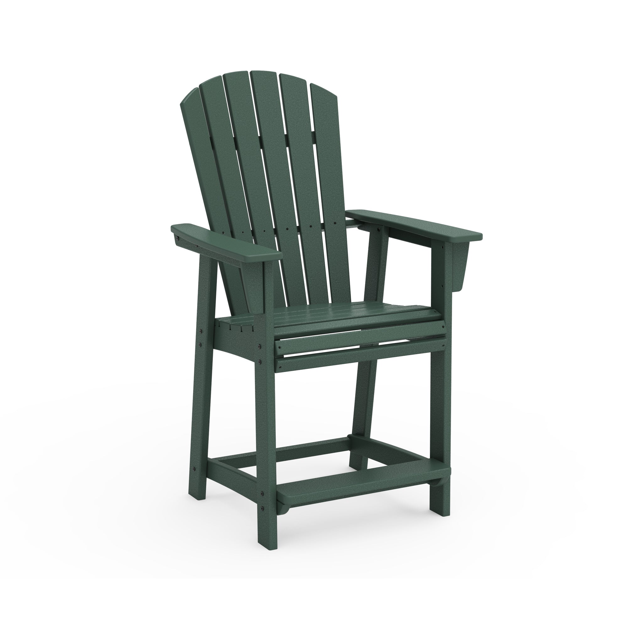 Nautical Curveback Adirondack Counter Arm Chair 2
