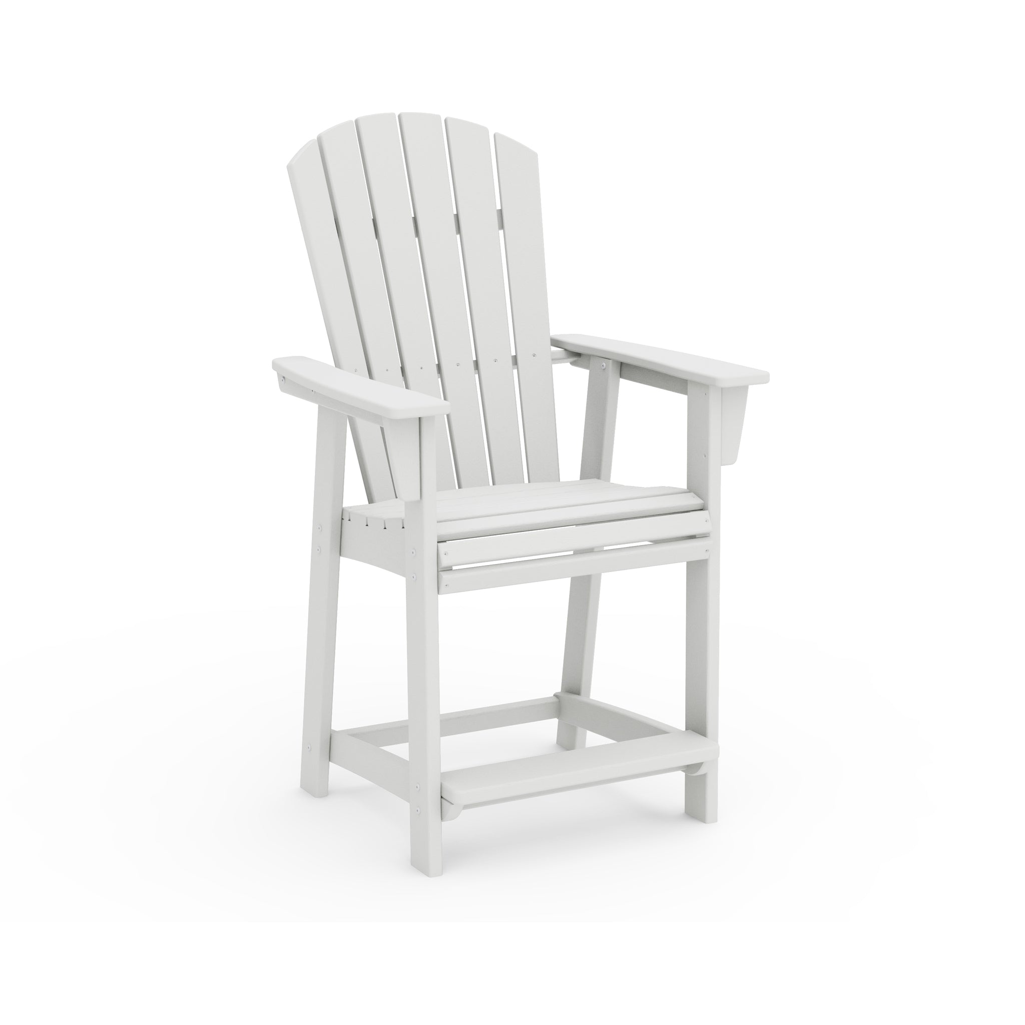 Nautical Curveback Adirondack Counter Arm Chair 16