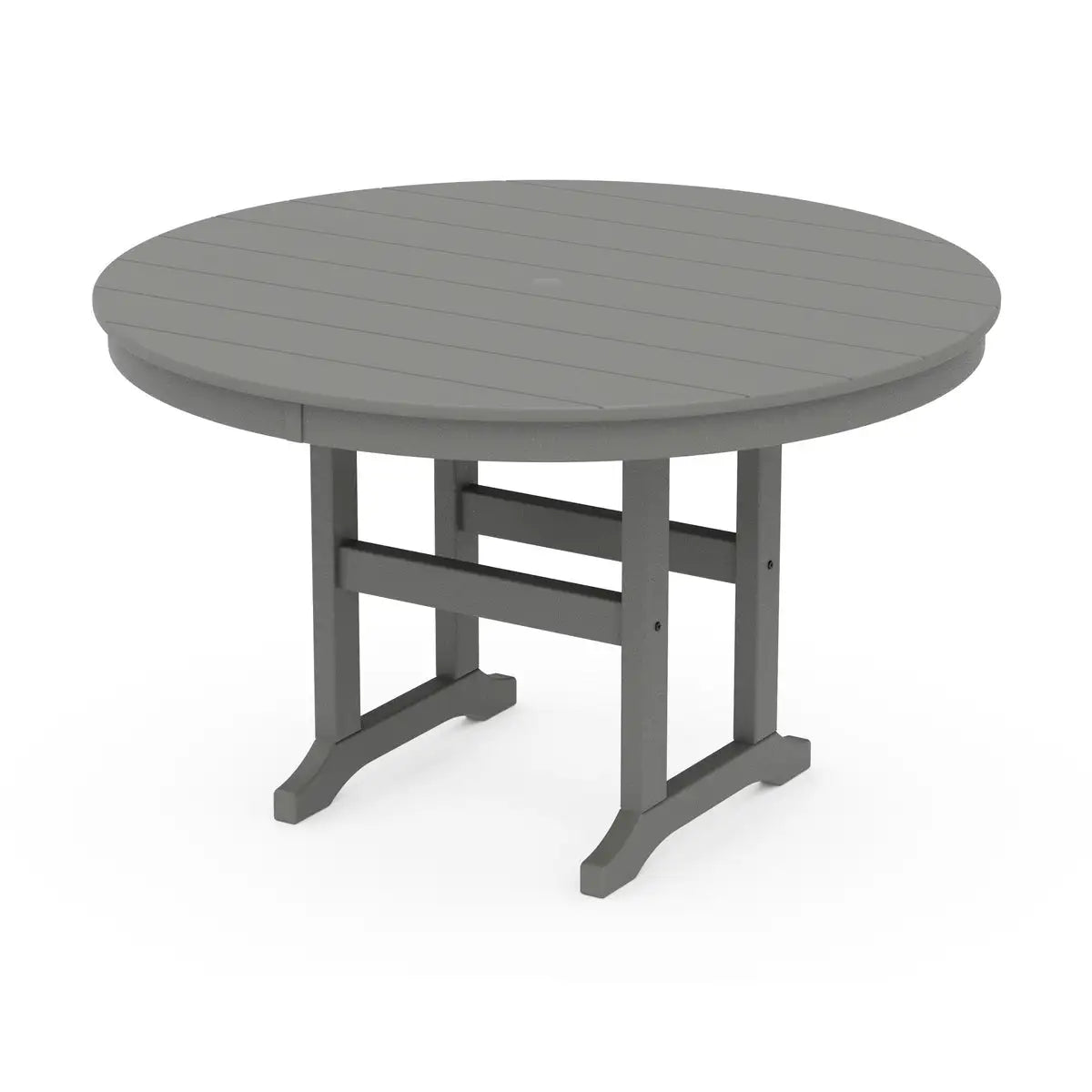 Nautical Folding Chair 5-Piece Round Farmhouse Dining Set 9