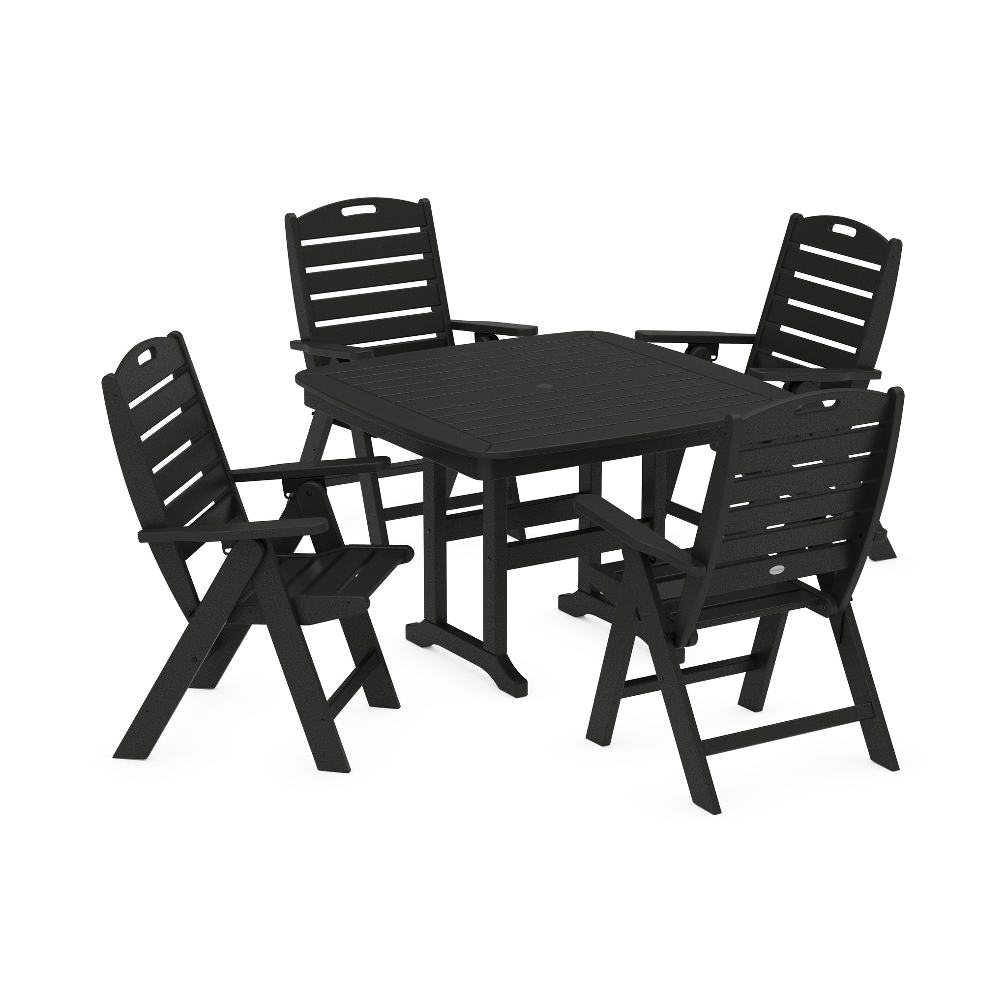 Nautical Highback Chair 5-Piece Dining Set