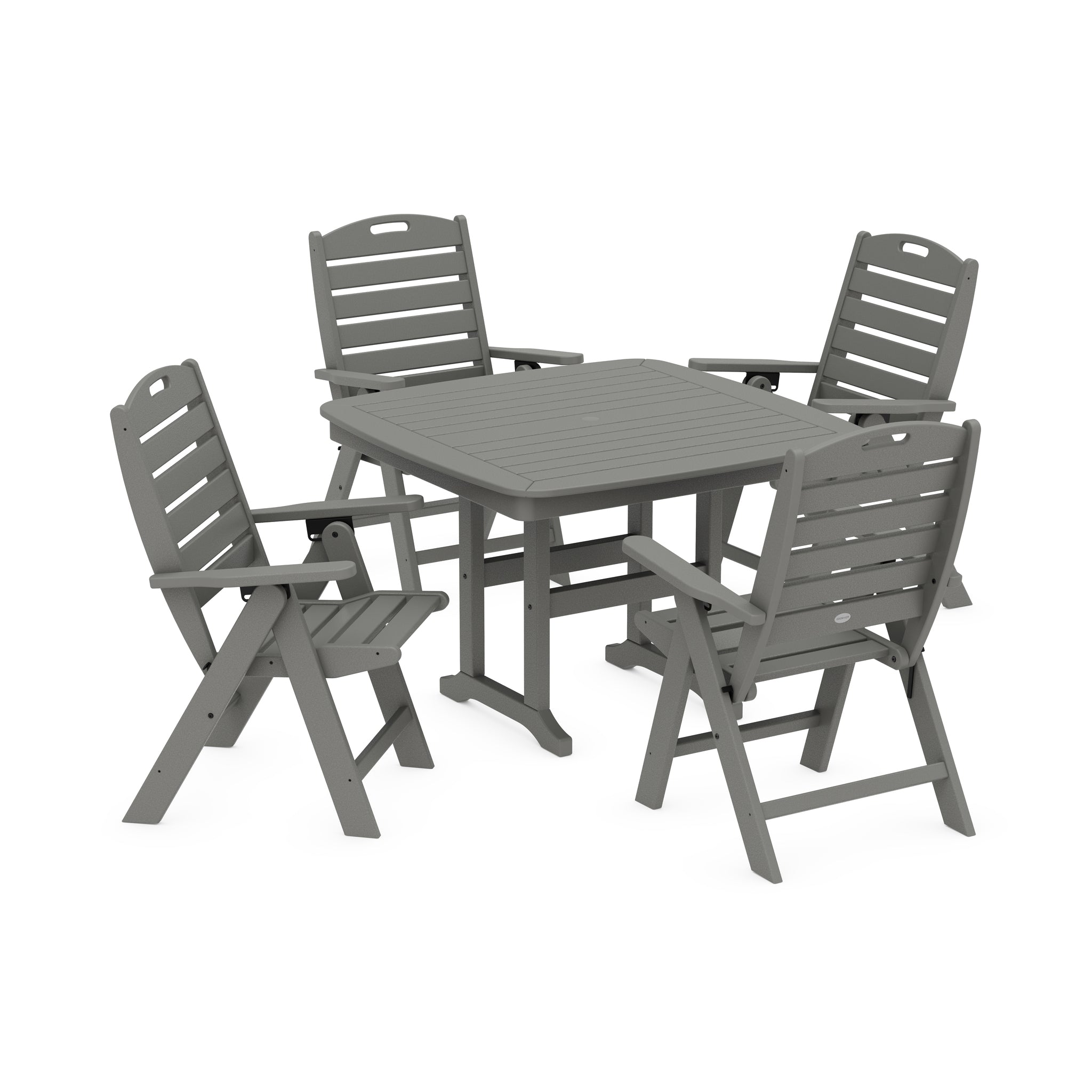 Nautical Highback Chair 5-Piece Dining Set 1