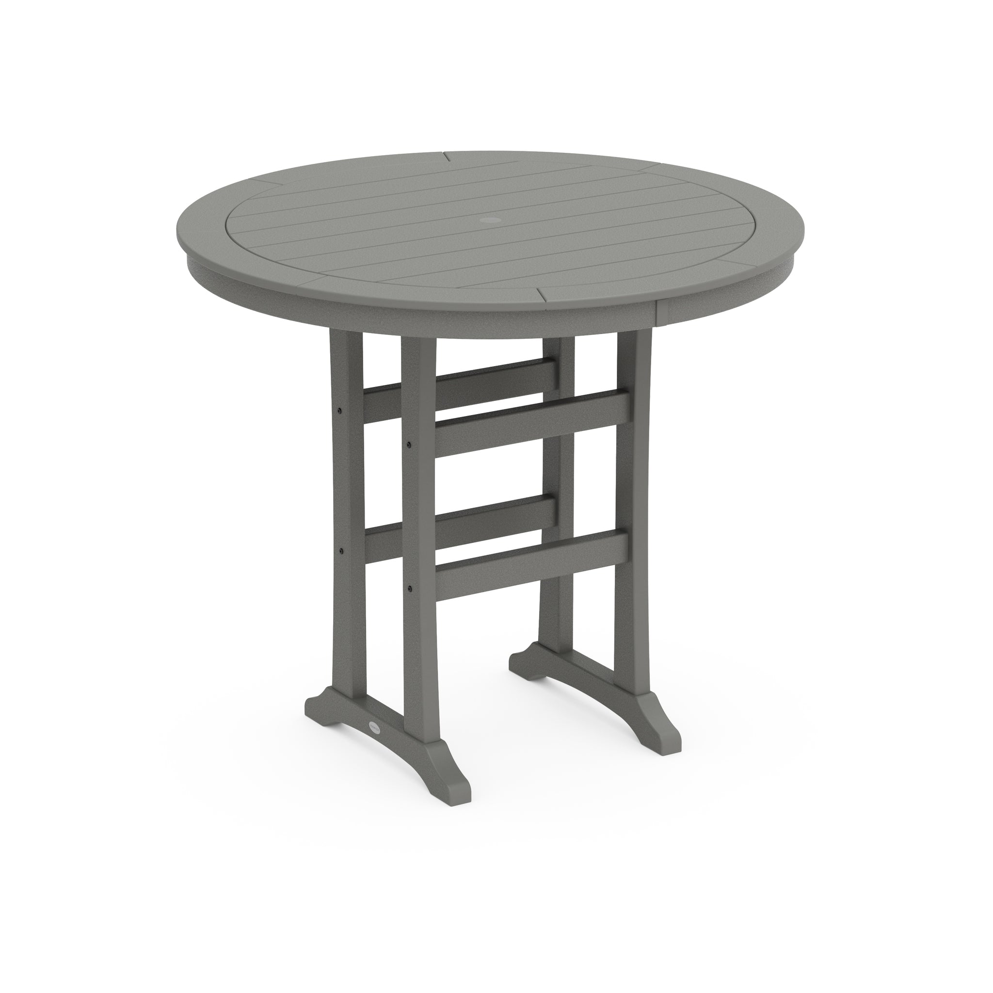 Nautical Trestle 48" Round Bar Table 1