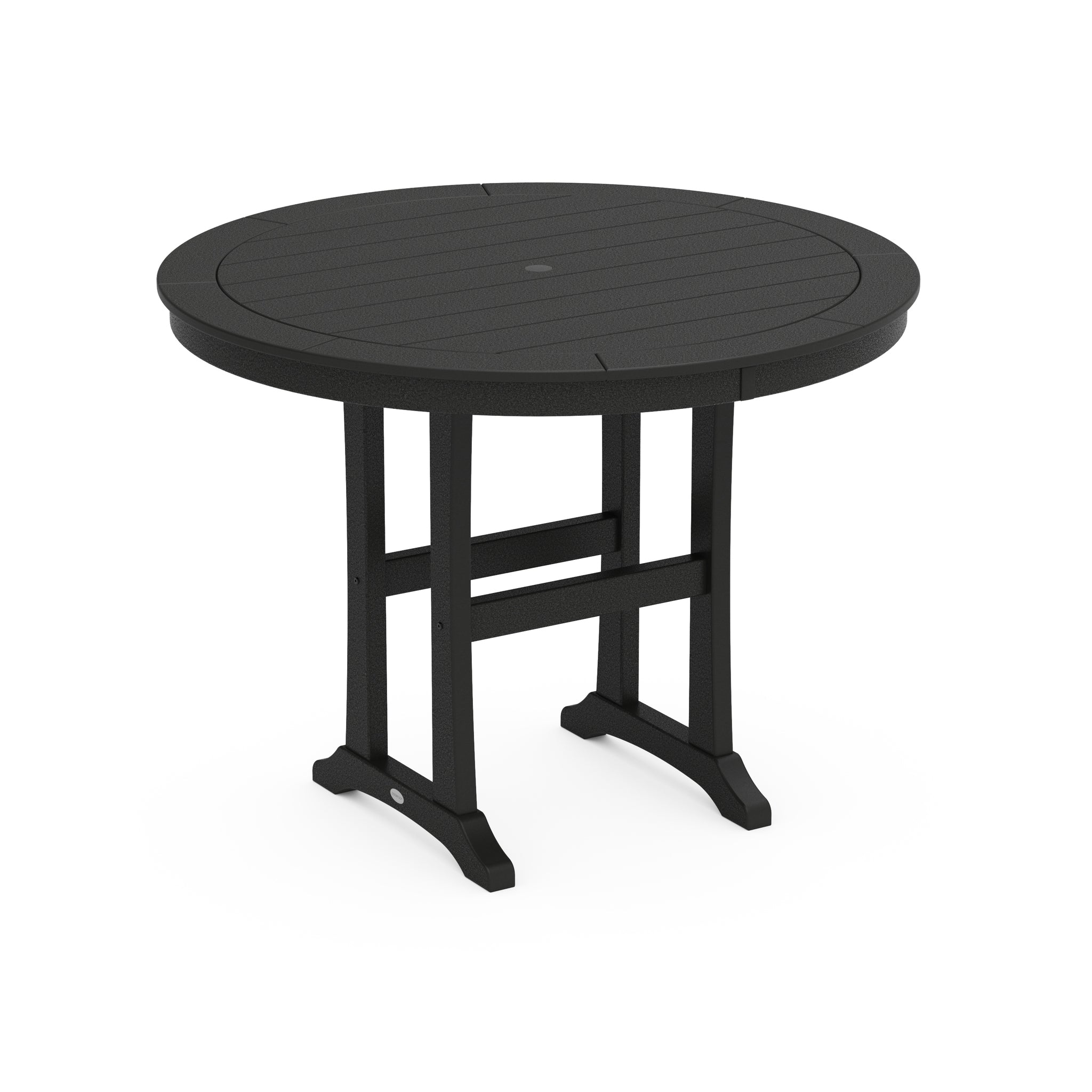 Nautical Trestle 48" Round Counter Table
