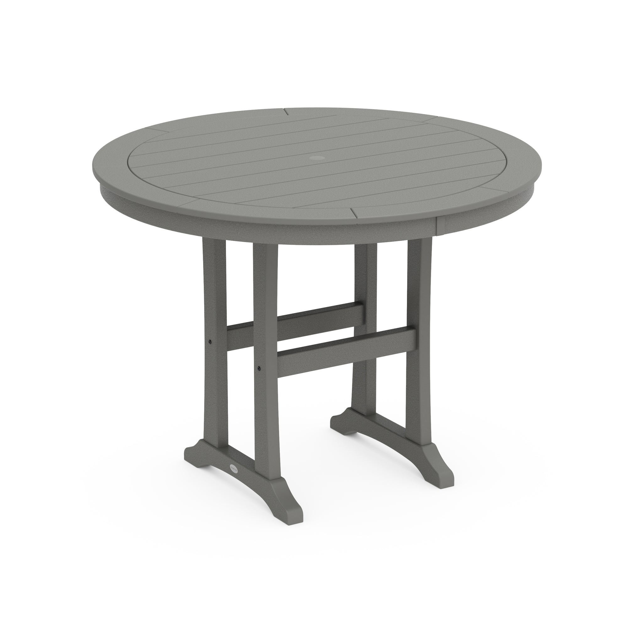 Nautical Trestle 48" Round Counter Table 1