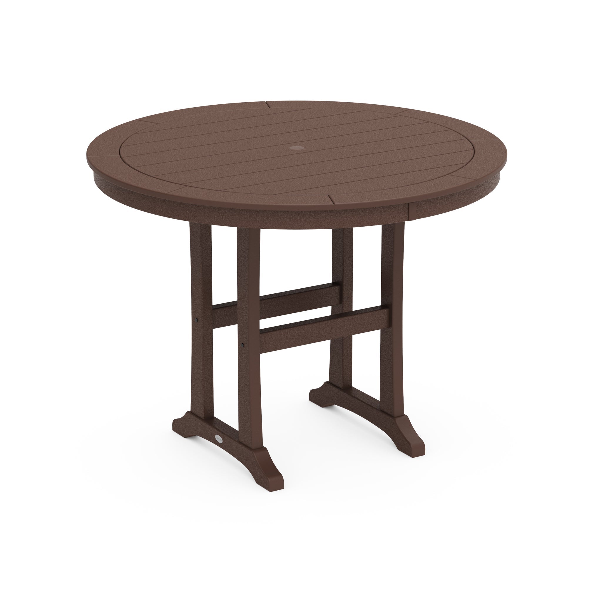 Nautical Trestle 48" Round Counter Table 3