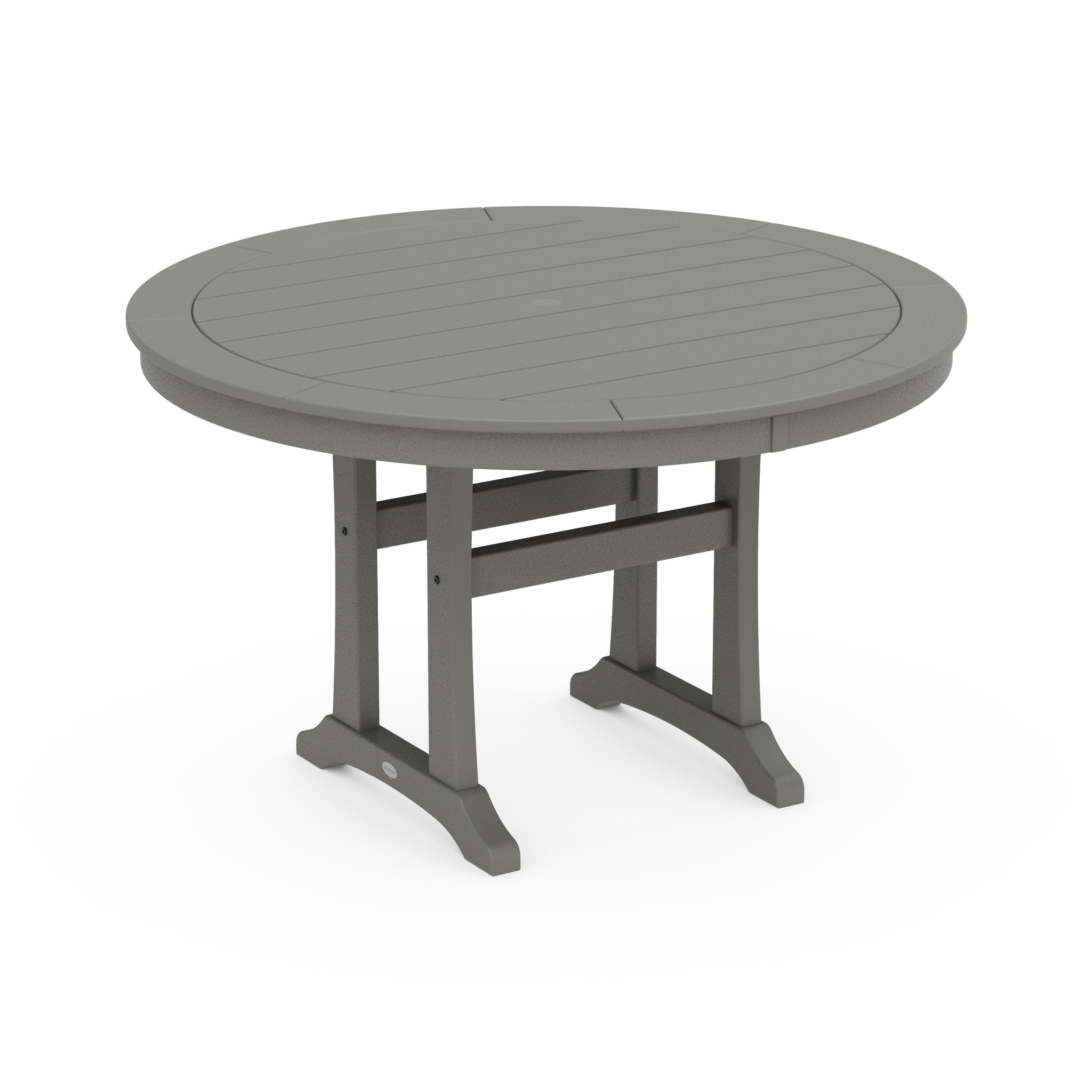 Nautical Trestle 48" Round Counter Table 1
