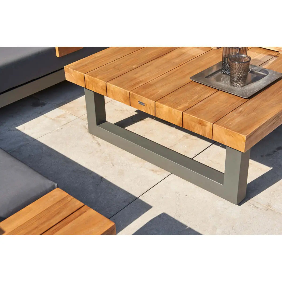 Nevada 55x55x17-inch Teak Coffee Table