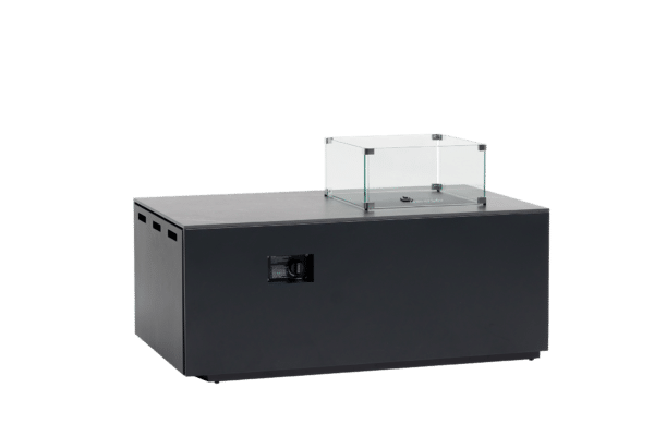 Newbury 50x30x20 Rectangular Fire Pit - Pietra Grey/Diva Night