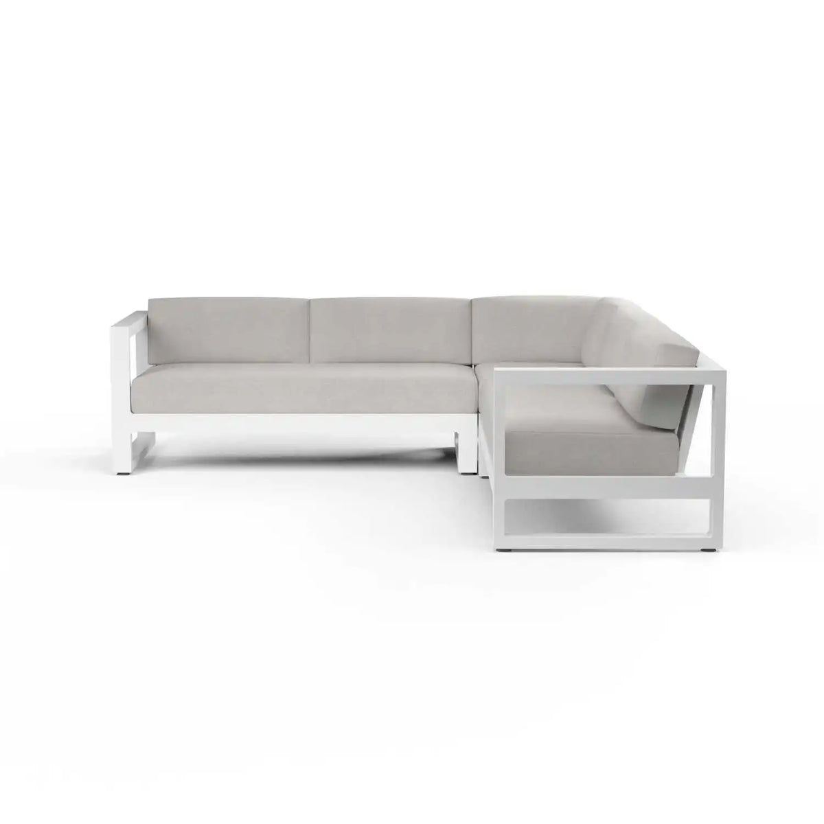 Newport 4-Seat Aluminum Sectional Set SW4801-SEC by Sunset West 2