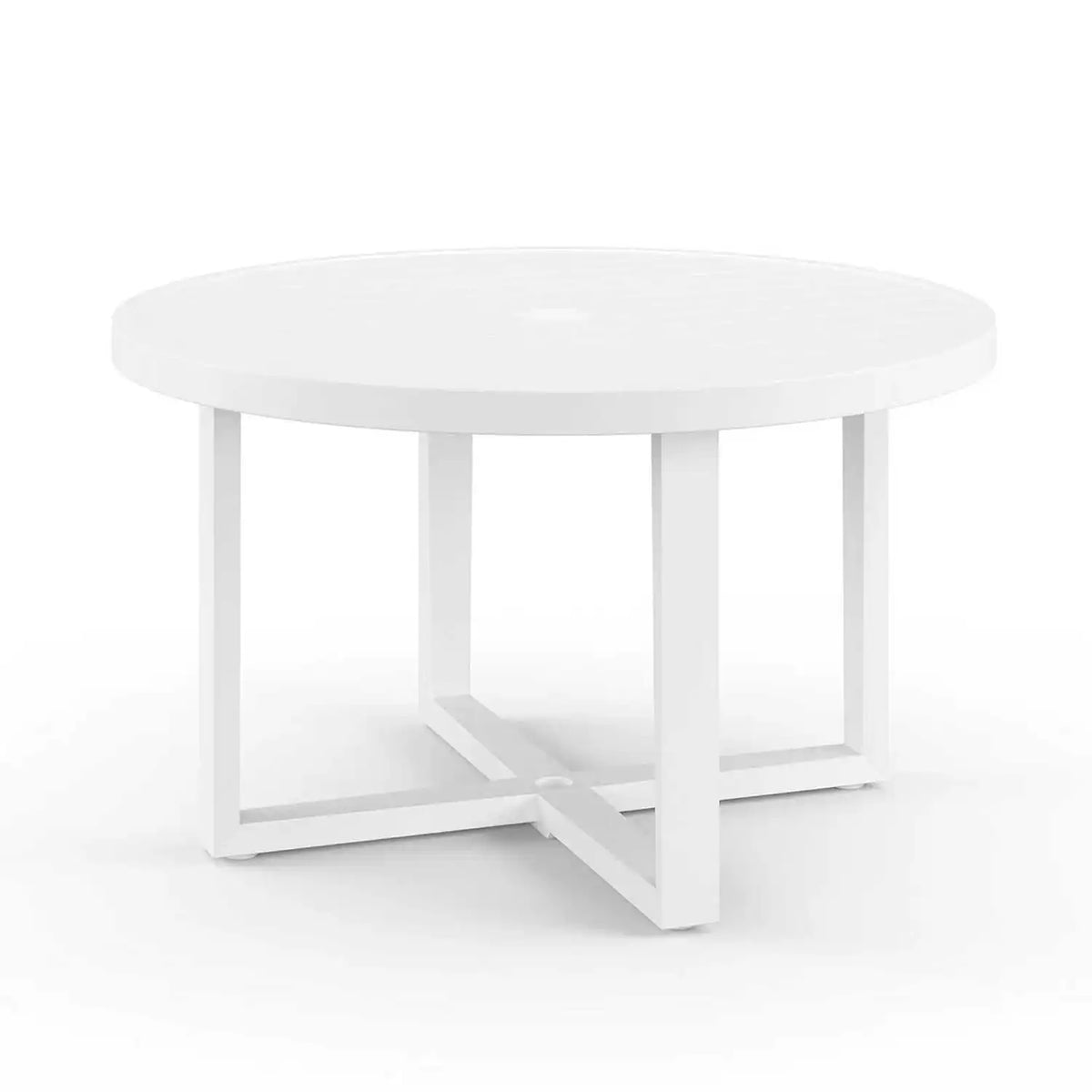 Newport 50" Round Aluminum Dining Table SW4801-RDT50 by Sunset West 2