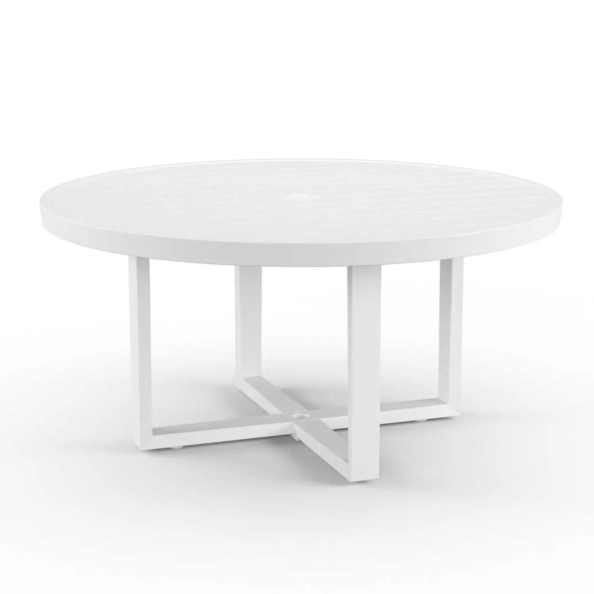 Newport 60" Round Aluminum Dining Table SW4801-RDT60 by Sunset West 2