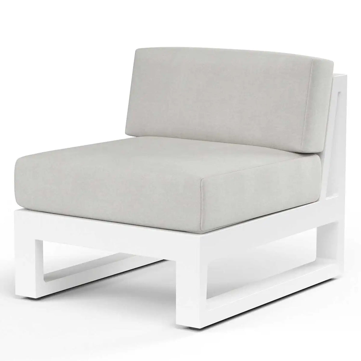 Newport Aluminum Armless Club Chair SW4801-AC by Sunset West 3