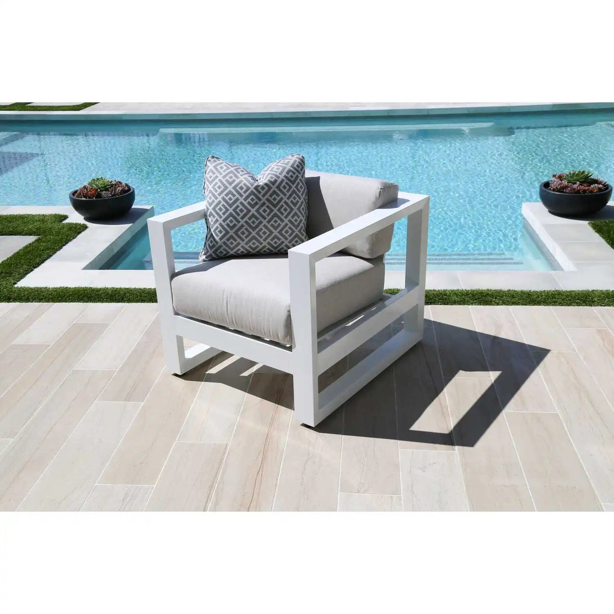 Newport Aluminum Club Chair SW4801-21 by Sunset West 4