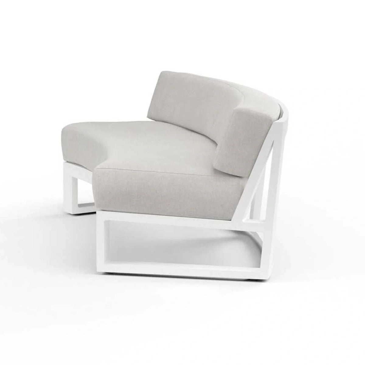 Newport Curved Sofa Section SW4801-CRV by Sunset West 5