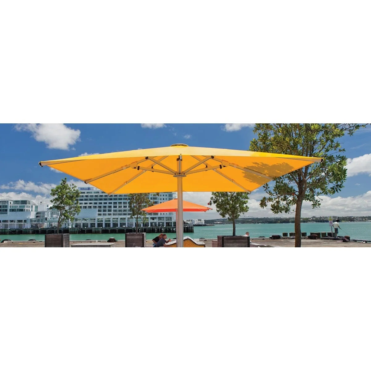 Nova Giant Center Post 13' Square Umbrella 3