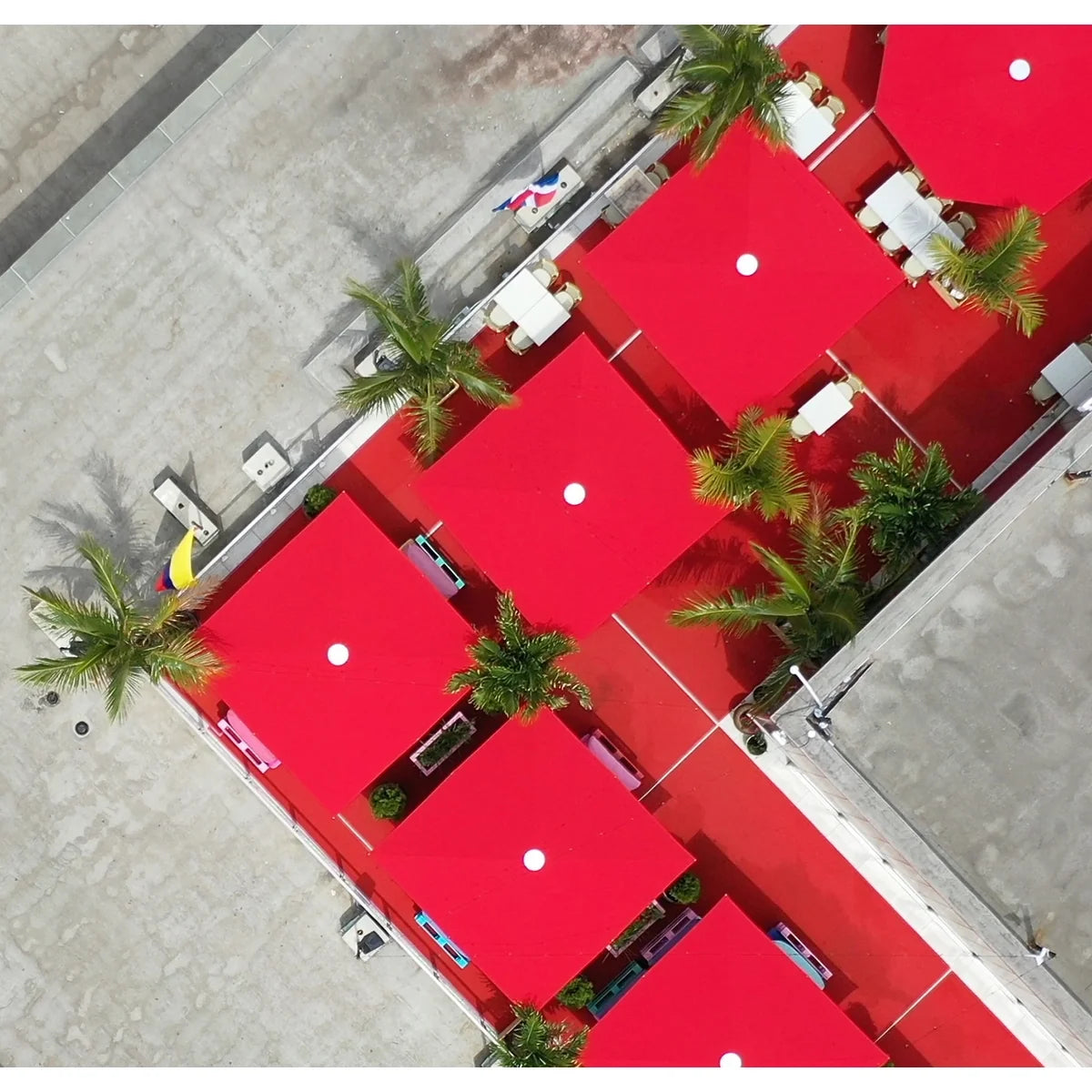 Nova Giant Center Post 13' Square Umbrella 4
