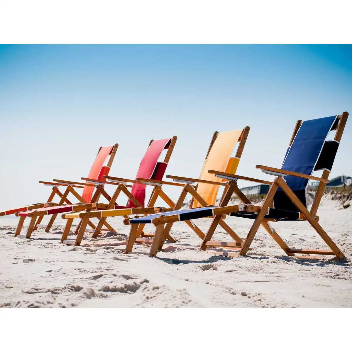 Oakwood Beach Lounger w/ Detachable Footrest 9