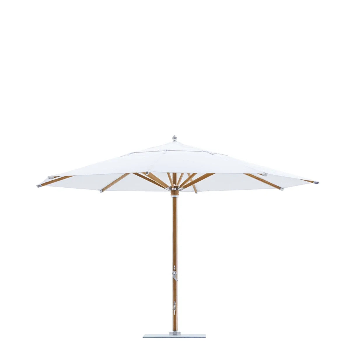 Ocean Master Max Northstar Nautical Teak Center Post 11' Octagon Umbrella-2