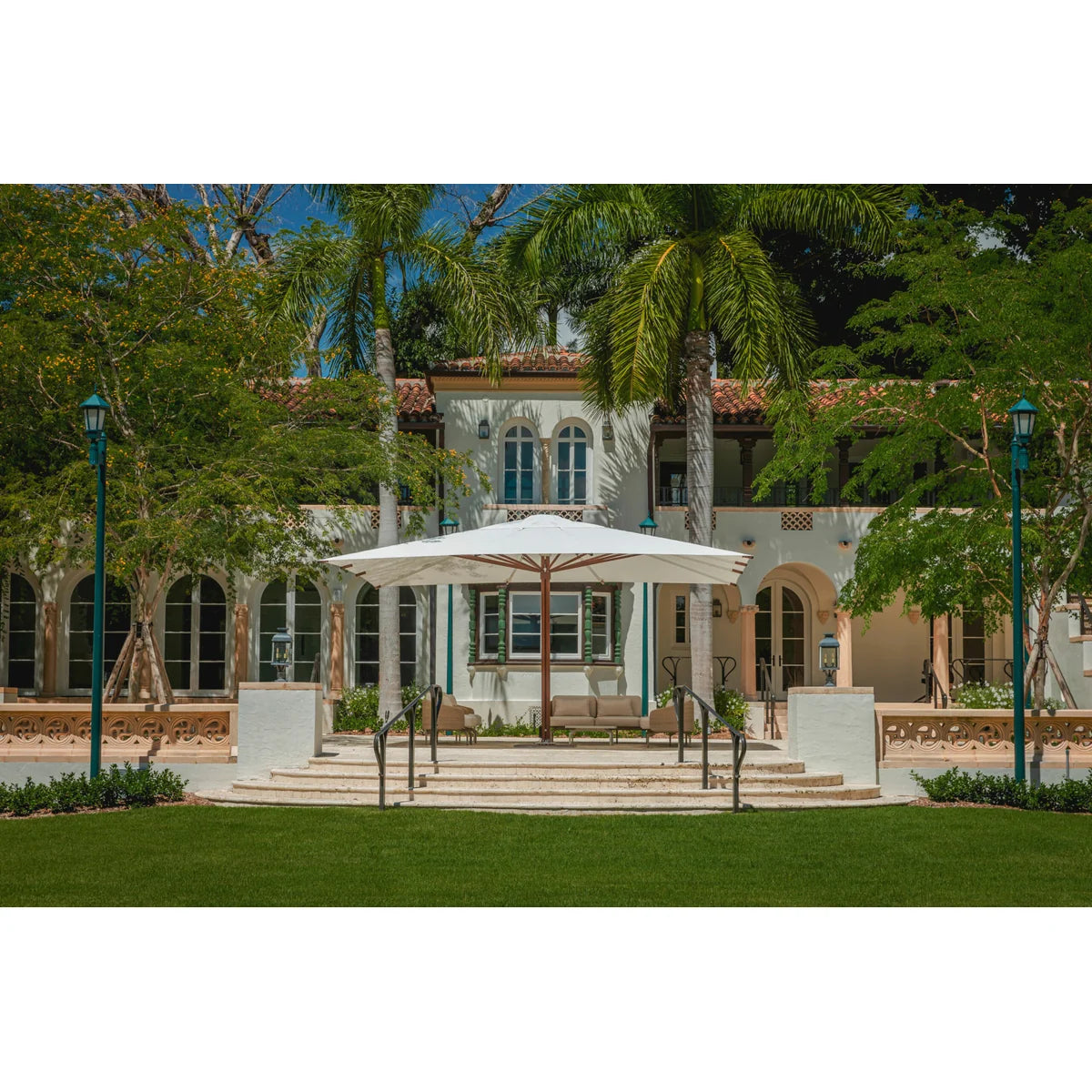 Ocean Master Mega Max Classic 14' x 20' Rectangle Umbrella-3
