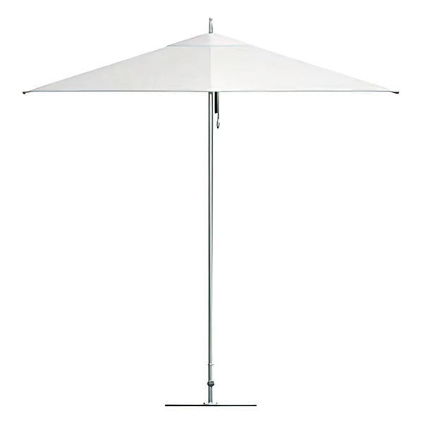 6x6 square patio umbrella Ocean Master M1 Classic Center Post 6.5' Square Umbrella OM6.5SQ by Tuuci