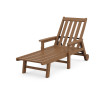 Vineyard Chaise with Arms and Wheels