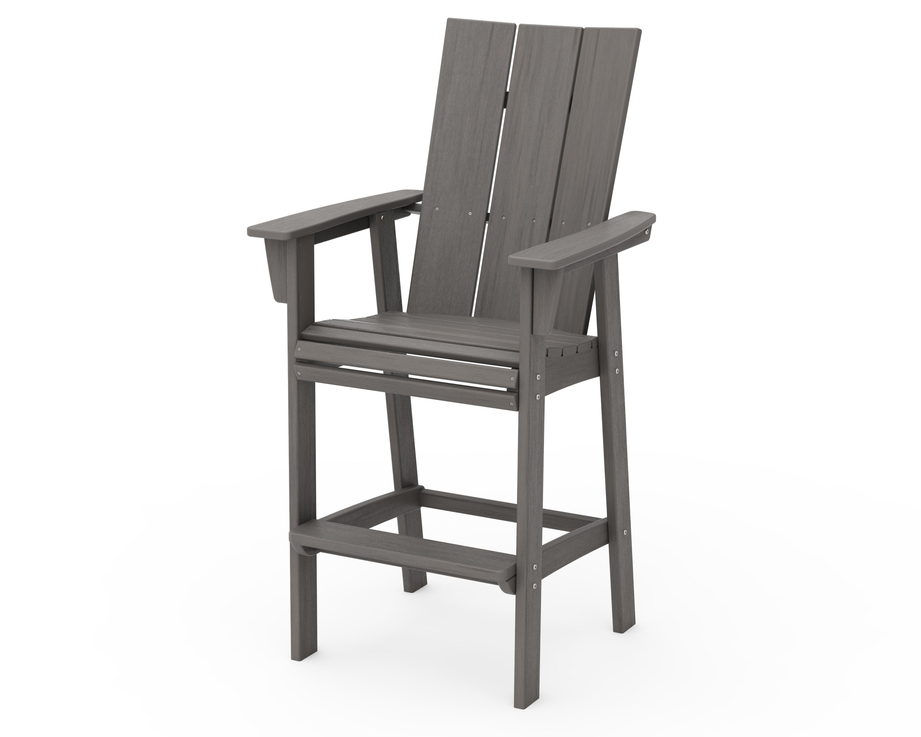 Modern Curveback Adirondack Bar Arm Chair