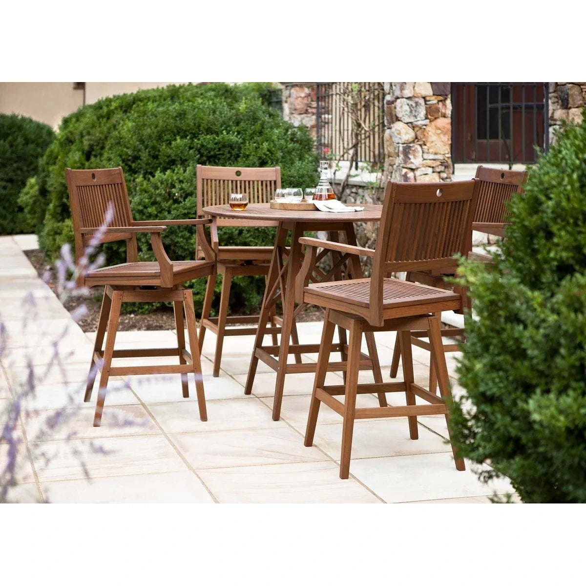 Opal Swivel Bar Arm Chair