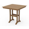 Farmhouse Trestle 37" Square Counter Table