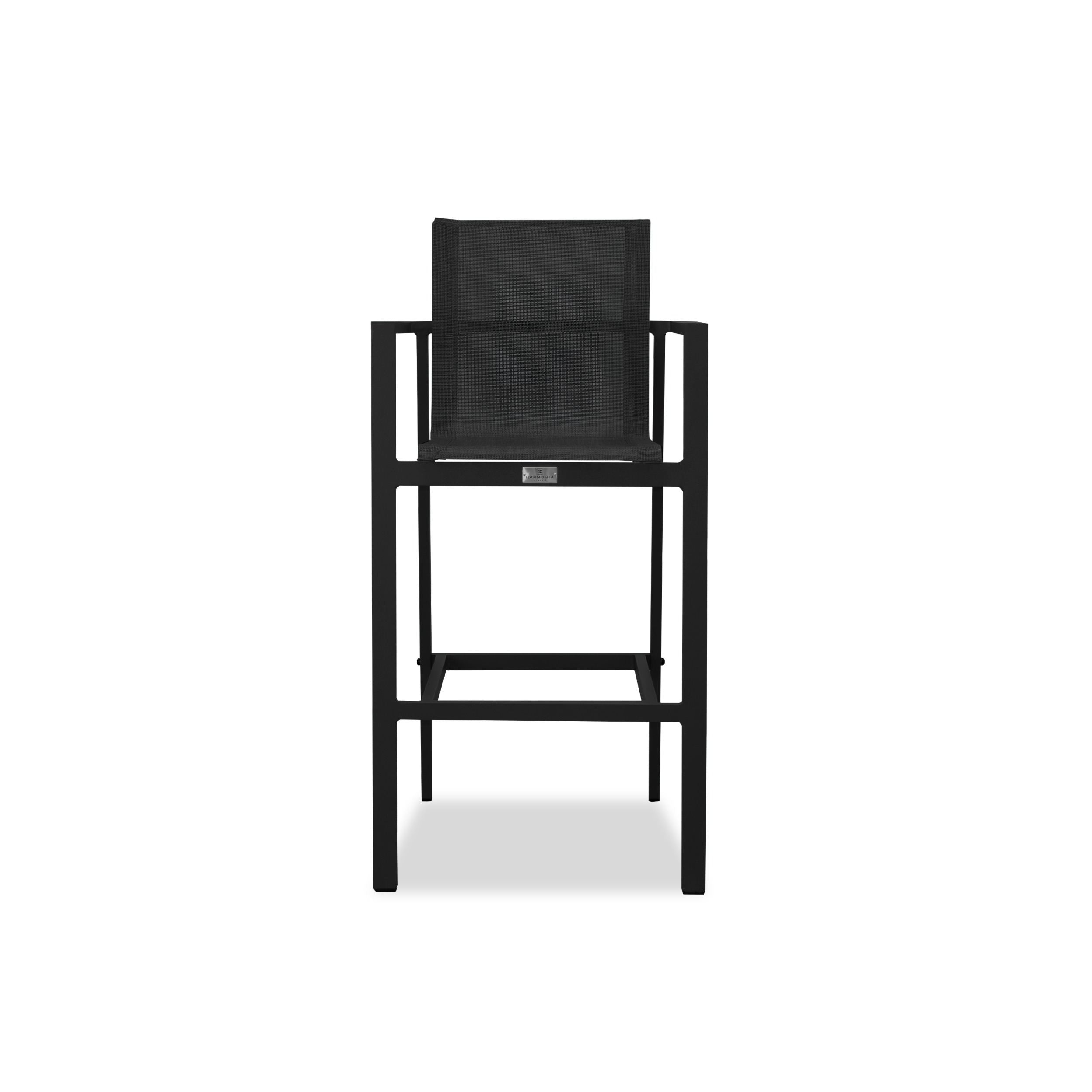 Lift Bar Chair - Black LIFT-BK-BC-BK by Harmonia Living