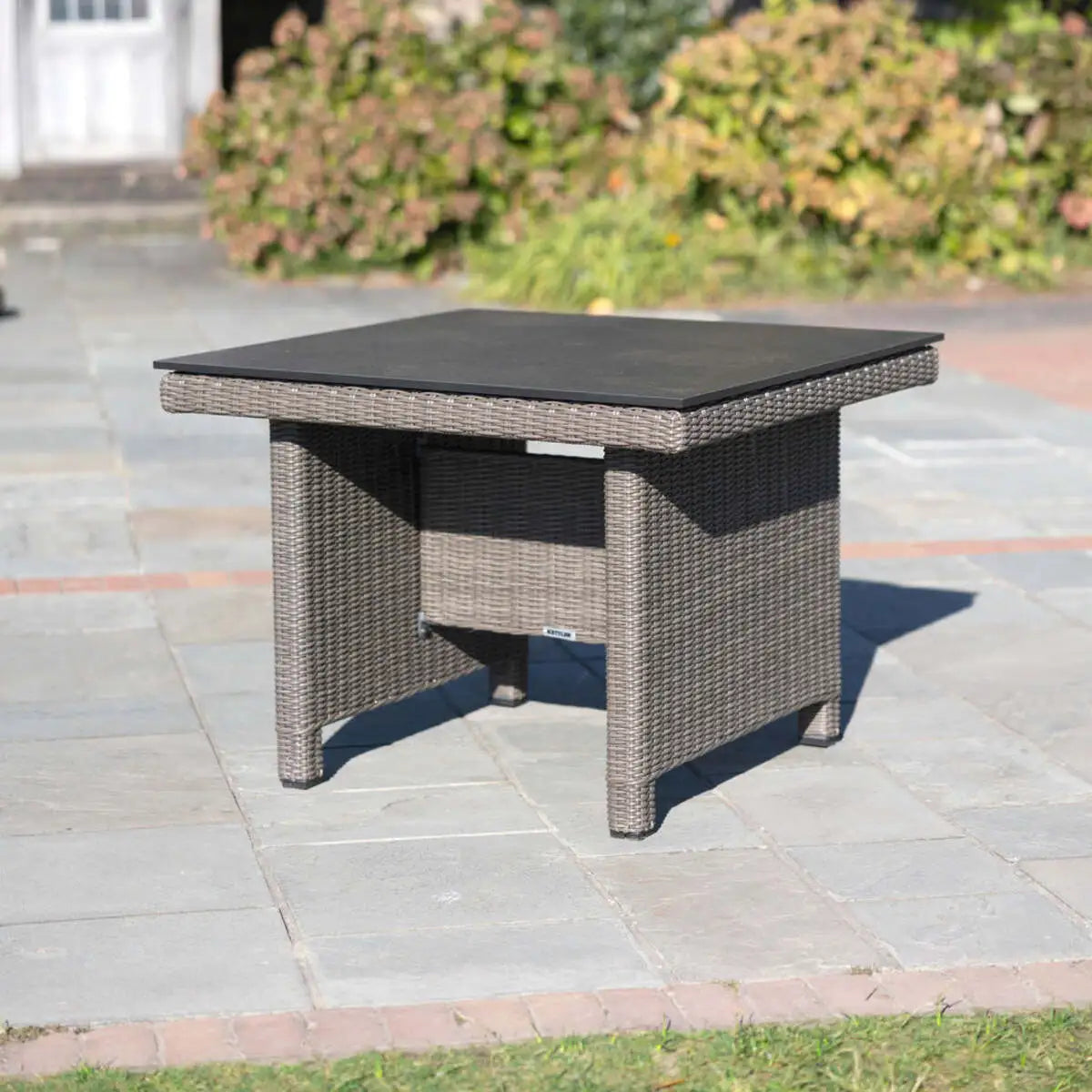 Palma Modular Wicker Corner Set with 37-inch Dining Table