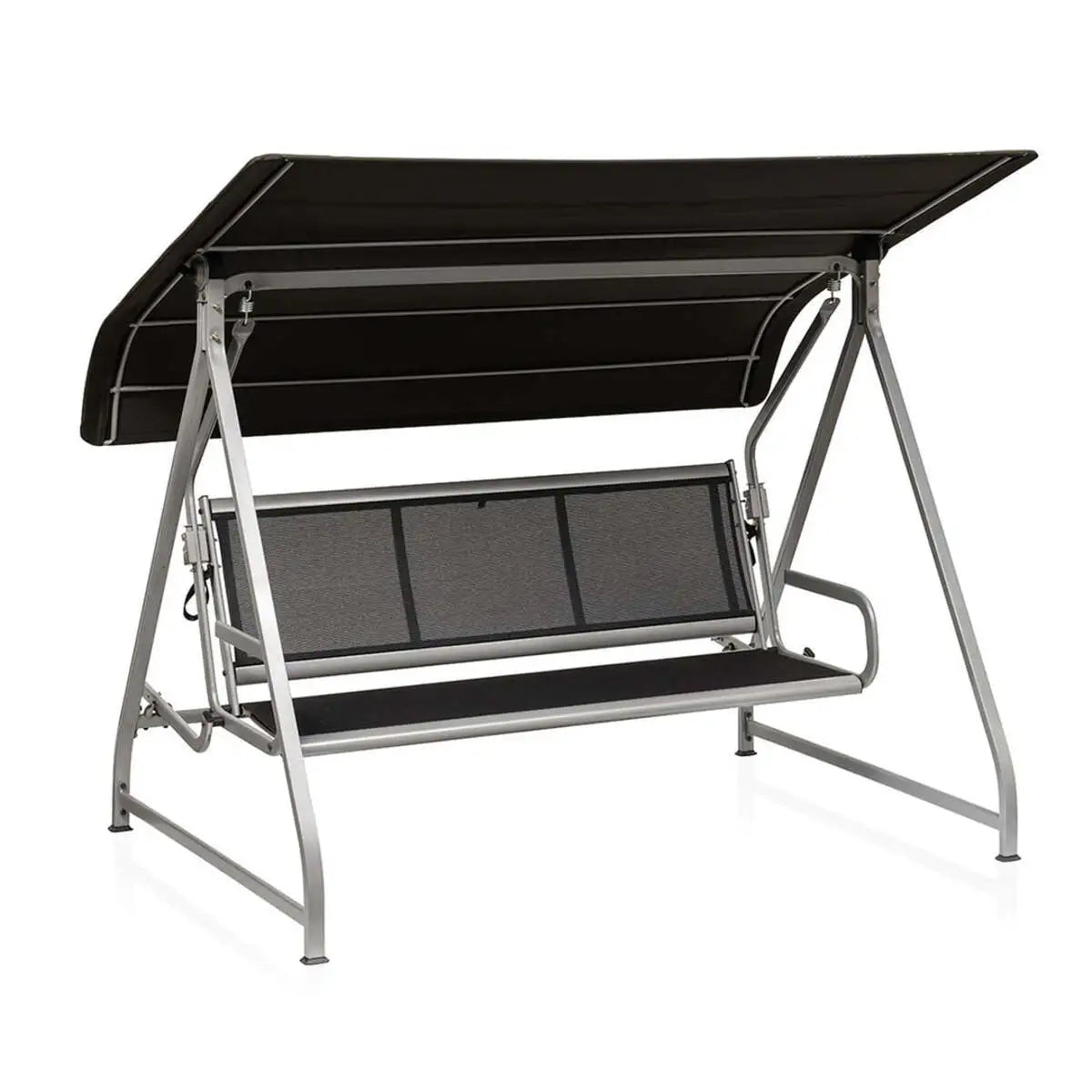 Paradiso 3-Seater Reclining Swing/Daybed - Silver/Anthracite
