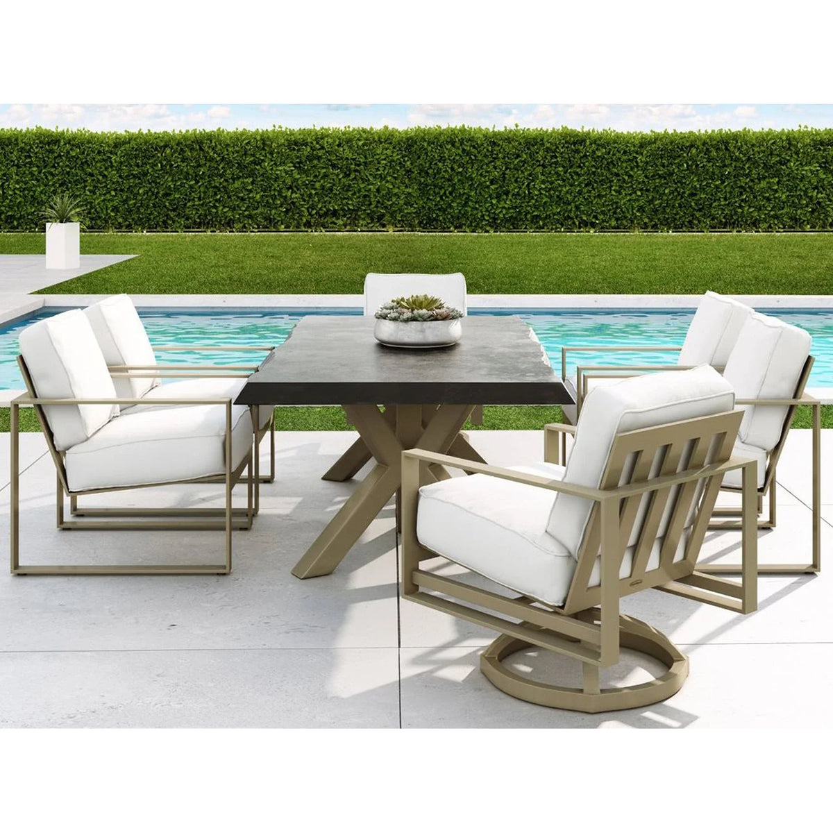Park Place Cushioned Dining Arm Chair 1