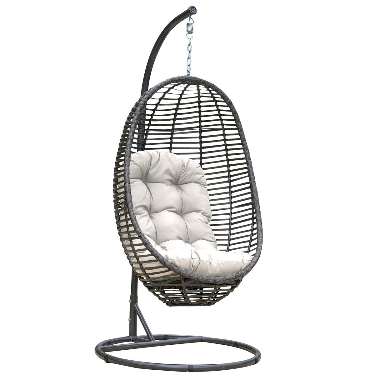 Panama Jack Graphite Cushioned Hanging Chair