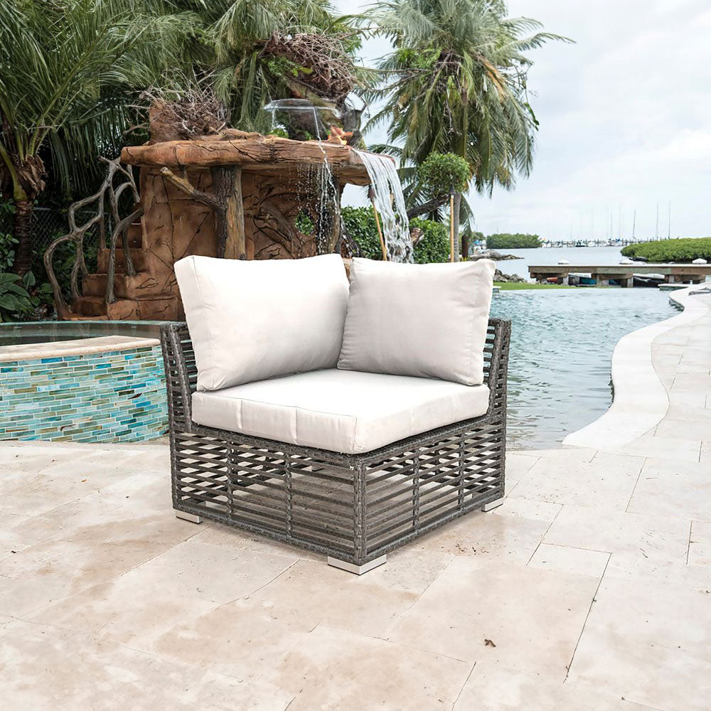 Panama Jack Graphite Cushioned Corner Section