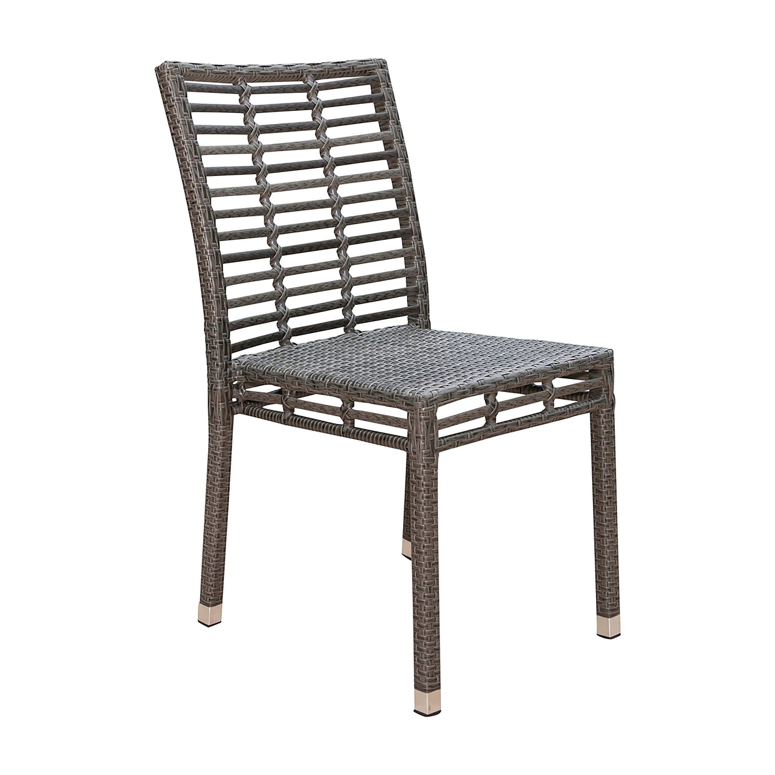 Panama Jack Graphite Stackable Dining Side Chair