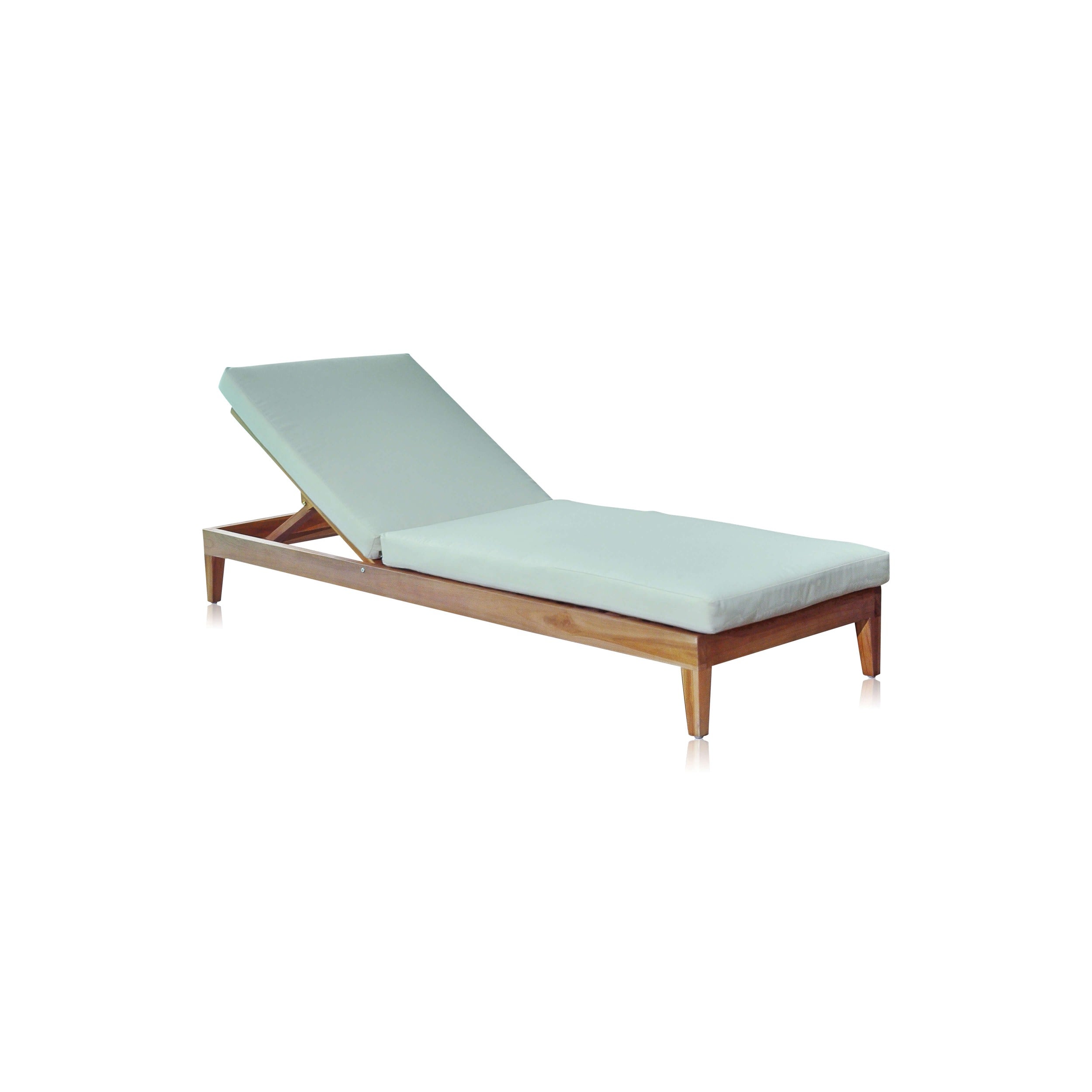 Panama Jack Bali Teak Cushioned Chaise Lounge