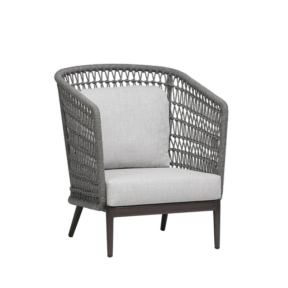 Poinciana High Back Chair - Grey 